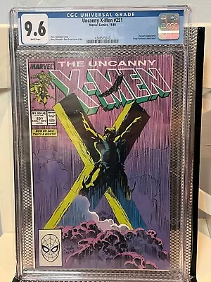 Buy UNCANNY X-MEN (1963 1st Series) #251 CGC 9.6 NM Reavers App Key Wolverine • 65.85£