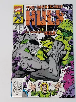 Buy The Incredible Hulk 376 Marvel Comics Green Vs Gray 1st App. Of Agamemnon 1990 • 12.86£