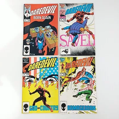 Buy Daredevil #230 231 232 233 Born Again Lot (1986 Marvel Comics) • 16.08£