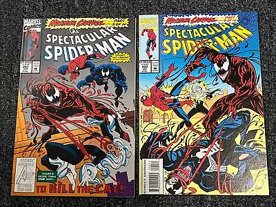Buy Spectacular Spider-Man #201 & 202 Maximum Carnage 1993 NM 🕷️⭐️ • 7.88£