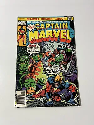 Buy Captain Marvel #46 Marvel Comics 1976 First Appearance Of Supremor Bronze Age • 10.27£