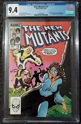 Buy The New Mutants #13 CGC 9.4, Key Marvel Comics 1984. 1st App Of Cypher 🔥🔑 • 74£