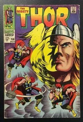 Buy Thor #158 (Marvel, 1968) Origin Of Donald Blake/Thor Retold • 19.98£
