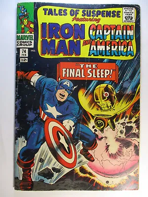 Buy Tales Of Suspense #74, Iron Man, Captain America, VG/F, 5.0 (C), White Pages • 19.37£