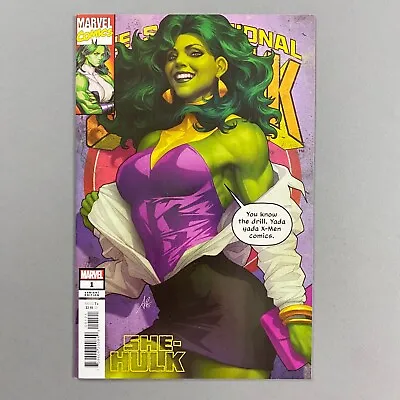 Buy She-hulk 1 Artgerm Variant (2022, Marvel Comics) • 11.82£