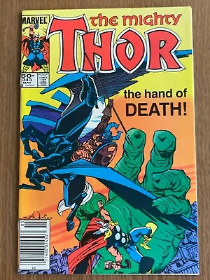 Buy The Mighty Thor #343 - If I Should Die Before I Wake...! - (Marvel May 1984) • 3.15£