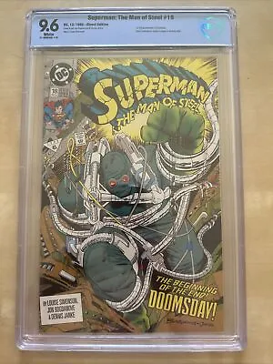 Buy Superman: The Man Of Steel #18 - CBCS 9.6 - First Appearance Of Doomsday • 59.30£