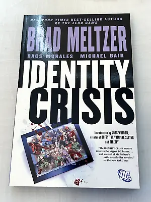 Buy Identity Crisis Tpb Graphic Novel Brad Meltzer Dc Comics 1st Print • 15.80£