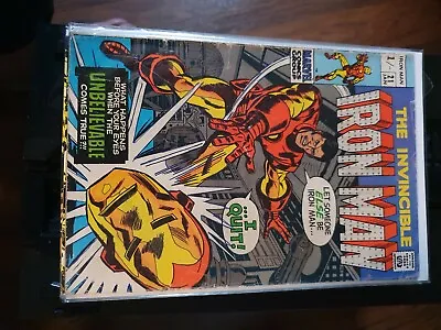 Buy The Invincible Iron Man #21 Vol 1 Fn • 25£