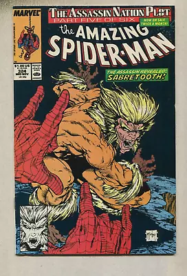 Buy The Amazing Spider-Man #324 VF/NM The Assassin Nation Plot #5 Of 6  Marvel D3 • 3.95£