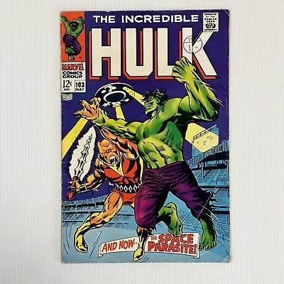 Buy The Incredible Hulk #103 1968 VG/FN Cent Copy Pence Stamp • 36£