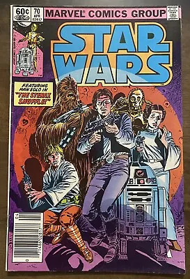 Buy Star Wars #70   The Stenax Shuffle!  (Marvel 1983) Newstand Edition • 3.95£