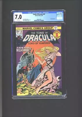 Buy Tomb Of Dracula #43 CGC 7.0 Blade App 1976 • 43.53£
