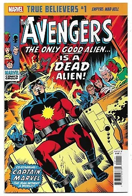 Buy The Avengers #89 True Believers #1 Reprint NM (2020) Marvel Comics • 11£