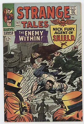 Buy Strange Tales 147 Marvel 1966 FN VF Dr. Strange Nick Fury AIM 1st Kaluu • 31.72£
