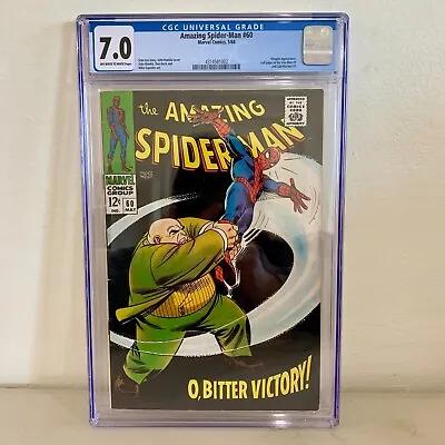 Buy Amazing Spider-Man #60 5th App Of The Kingpin CGC 7.0 OW/W  1963 Series Marvel • 237.18£