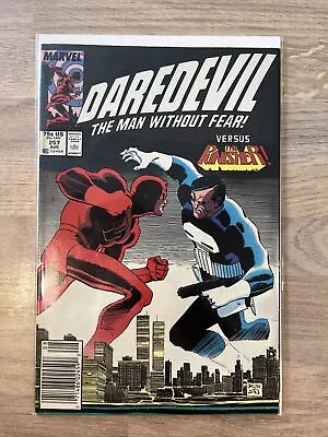 Buy Marvel Comics Daredevil Vs The Punisher #257 1988 Newsstand Variant • 16.99£