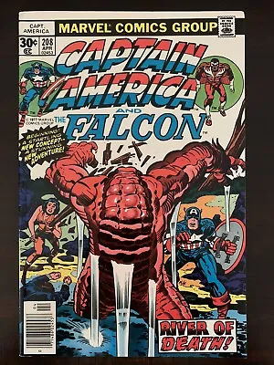 Buy Captain America #208 High Grade Marvel Comics 1977 Jack Kirby Arnim Zola Cameo • 19.76£