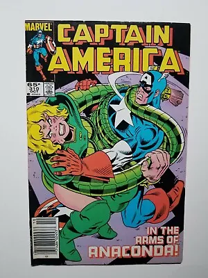 Buy Captain America #310 1st Appearance Diamondback/Serpent Society RARE NEWSTAND  • 59.47£