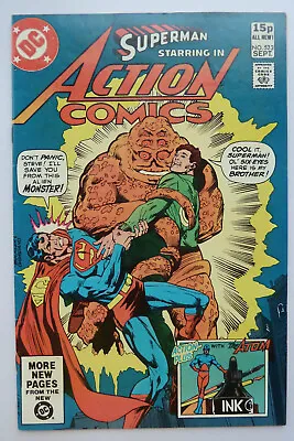 Buy Action Comics #523 - Superman - DC Comics UK Variant September 1981 FN+ 6.5 • 5.25£