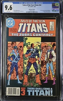 Buy Tales Of The Teen Titans #44 Newsstand Variant CGC 9.6 First 1st Nightwing • 143.91£