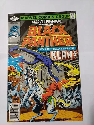 Buy Marvel Premiere Featuring Black Panther (1980) #52 & #53 (klu Klux Klan) - Cents • 20£