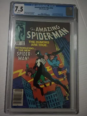 Buy The Amazing Spider-Man #252 CGC 7.5 Newsstand  • 149.52£