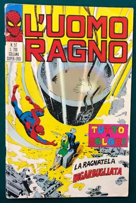 Buy AMAZING SPIDER-MAN #57 (1972) Italian Marvel Comic Hulk  Dr Strange VG+ • 19.70£