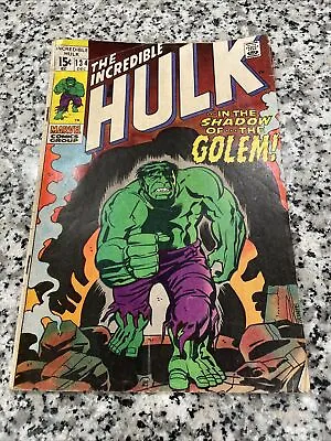 Buy The Incredible Hulk #134 (1970) Bronze Age Marvel - Trimpe Art - 1st Golem App • 15.82£