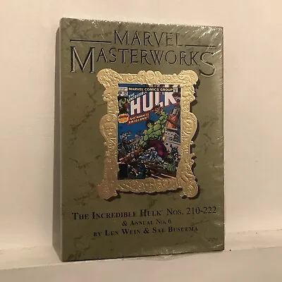 Buy Marvel Masterworks Incredible Hulk Volume 13 Variant New Sealed • 54.99£