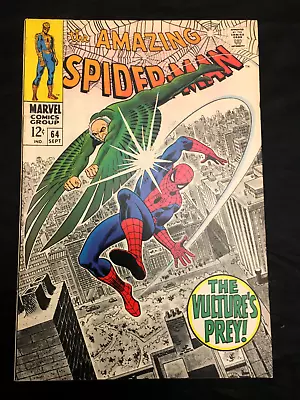 Buy Marvel The Amazing Spider-Man  Comic No 64  Silver Age 12c Issue • 70£