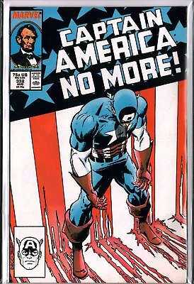 Buy CAPTAIN AMERICA #332 Captain America Resigns CLASSIC COVER 1997 Marvel NM- (9.2) • 15.83£