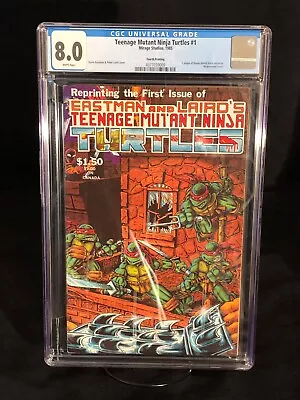 Buy Teenage Mutant Ninja Turtles #1, 4th Printing 1985, CGC 8.0 Extremely Rare. • 119.93£