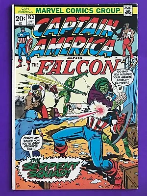 Buy Captain America #163 Vf- Higher Grade Bronze Age Marvel • 39.98£