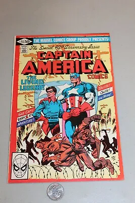 Buy Captain America 255 1981 VF-/VF Origin Retold Frank Miller Byrne Bucky WWII NICE • 8.69£