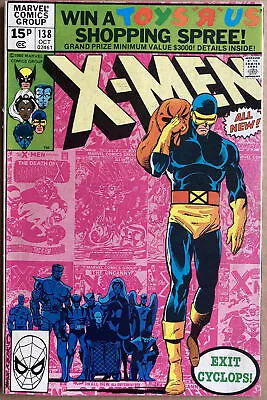 Buy The Uncanny X-Men #138 October 1980 Cyclops Leaves The X-Men Jean Grey Funeral • 24.99£