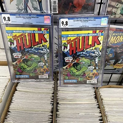 Buy The Incredible Hulk #180 (Facsimile Variant) [CGC 9.8] 1st Real Wolverine 🔥🔑 • 39.52£
