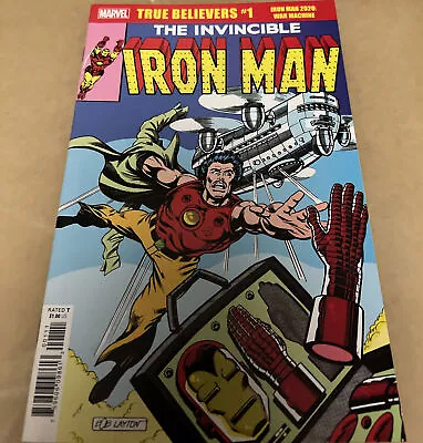 Buy TRUE BELIVERS: IRON MAN #118 (-9.8) War Machine #1-Reprints 1968/2020 Marvel • 4.79£