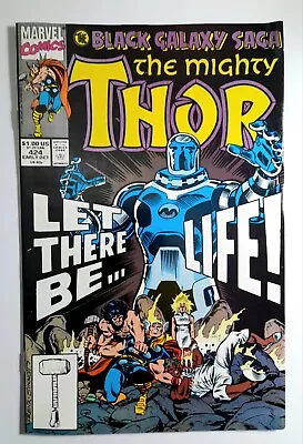 Buy 1990 Thor 424 VF/NM.First App.Blue Celestials.Marvel Comics • 25.73£