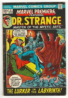 Buy Marvel Comics MARVEL PREMIERE #5 First Printing Dr. Strange • 4.16£