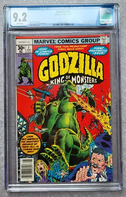 Buy Godzilla #1 ~ CGC 9.2 Near Mint- ~ 1977 Marvel Comics • 110.69£