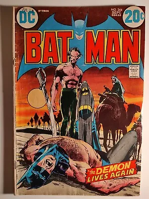 Buy Batman #244, VG/4.0, DC 1972, Neal Adams, Ra's & Talia Al Ghul, Gemini/Mylar 🔑 • 62.54£