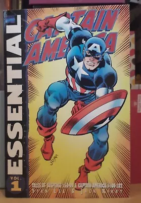 Buy Captain America Essential # 1 Graphic Novel Stan Lee Jack Kirby Black & White • 9.99£