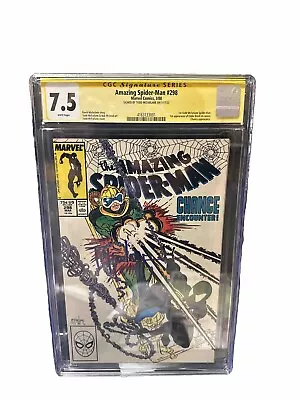 Buy Todd Mcfarlane Signed Autographed Marvel The Amazing Spider-man #298 Cgc 7.5 Wp • 238.26£