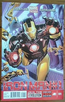 Buy Iron Man 1, Marvel Comics, January 2013, Vf • 4.99£
