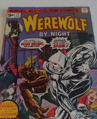Buy Werewolf By Night # 32  Origin & 1st Appearance Moon Knight - UK Variant • 899£