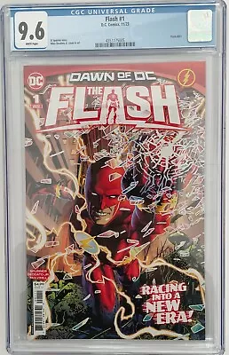Buy Flash #1 - Grade Cgc 9.6 Ad Comics 2023 Usa • 90.34£