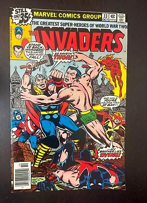 Buy INVADERS #33 (Marvel Comics 1978) -- Bronze Age Superheroes -- VF • 8.95£