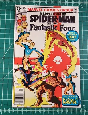 Buy Marvel Team-Up #100 (1980) NM Nwstnd 1st App Karma/Black Panther & Storm Origin! • 39.51£