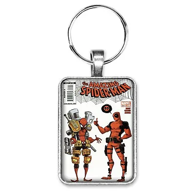 Buy The Amazing Spider-Man #611 Cover Key Ring Or Necklace Deadpool Comic Book • 10.40£